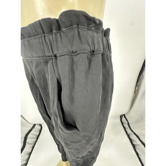 Maria Cornejo Size 10 Women Pull On Tapered Leg Pants Black 25” Inseam 19-23 - Picture 2 of 11